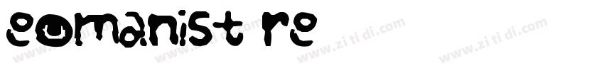 Geomanist re字体转换